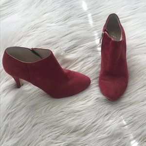 Vince Camuto Red Heeled Bootie Sz 7.5